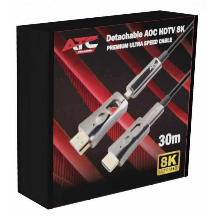 ATC AOC HDMI 2.1V 8K Αποσπώμενο Οπτικό Καλώδιο 30m ATC AOC HDMI 2.1V 8K Αποσπώμενο Οπτικό Καλώδιο 30m
