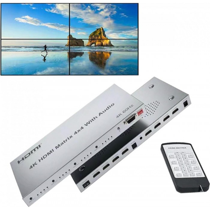 ATC HDMI Matrix 4 IN / 4 OUT 60Hz ATC HDMI Matrix 4 IN / 4 OUT 60Hz