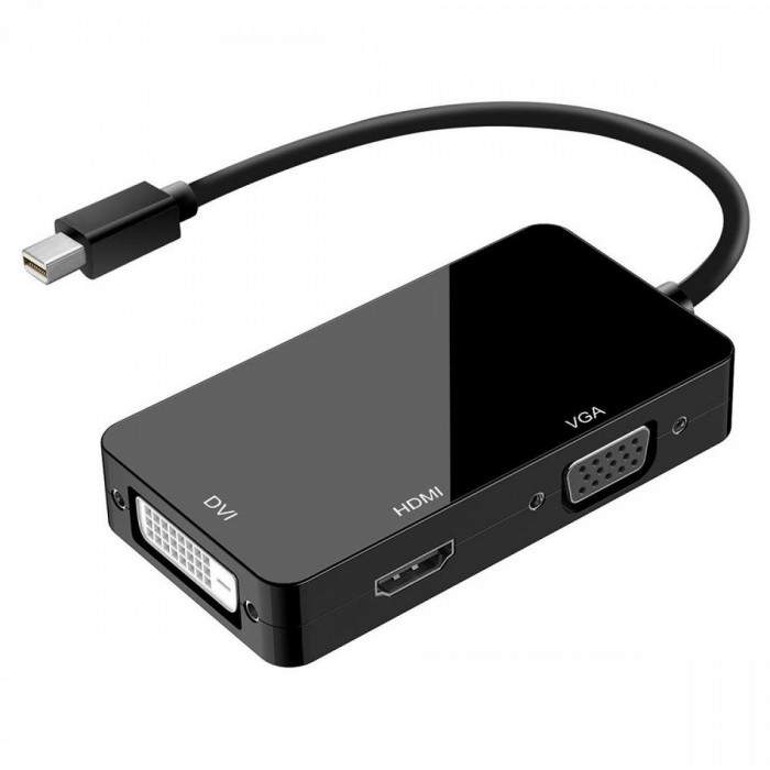 ATC Μετατροπέας MINI DP Αρσ. Σε HDMI/VGA/DVI Μαύρο ATC Μετατροπέας MINI DP Αρσ. Σε HDMI/VGA/DVI Μαύρο