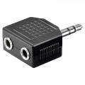 Μετατροπέας Stereo 3.5mm Σε 2 Stereo 3.5mm Θηλ. Μετατροπέας Stereo 3.5mm Σε 2 Stereo 3.5mm Θηλ.
