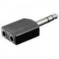 Μετατροπέας Stereo 6.35mm / 2x Stereo 6.35mm Θηλ. Μετατροπέας Stereo 6.35mm / 2x Stereo 6.35mm Θηλ.