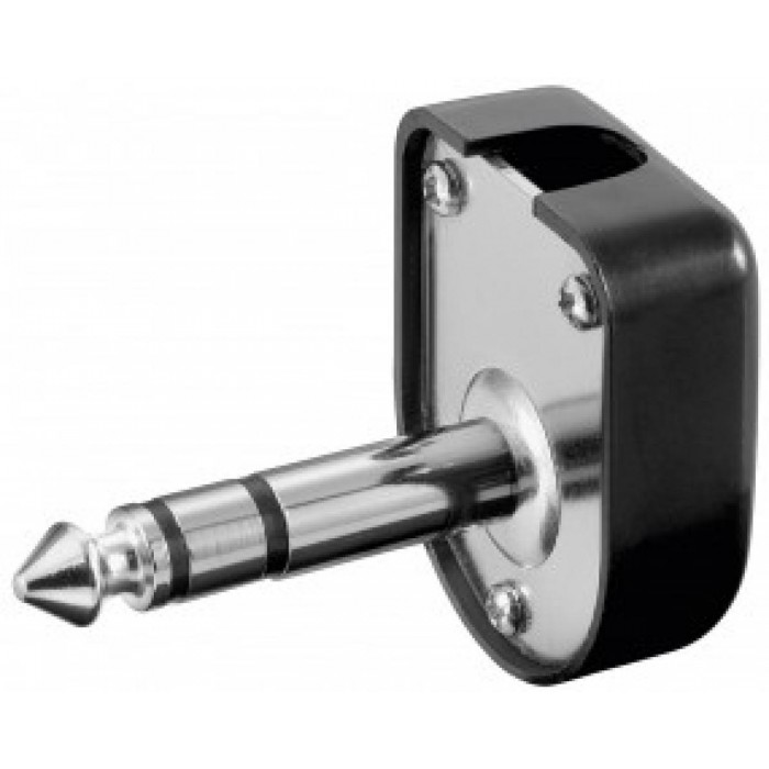 Φίς 6.3mm Stereo Πλαστικό Αρσ. Γωνία