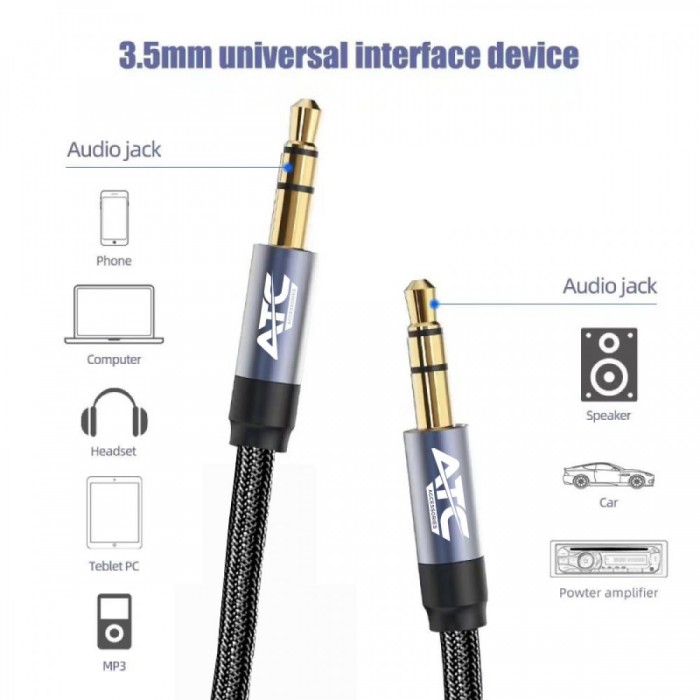 ATC HQ 3.5mm M / M Cable 1.5m ATC HQ 3.5mm M / M Cable 1.5m
