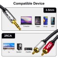 ATC HQ 3.5mm M/ 2 X RCA Cable 5m ATC HQ 3.5mm M/ 2 X RCA Cable 5m