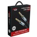 ATC HQ 6.35 Mono / 6.35 Mono Cable 2.0m ATC HQ 6.35 Mono / 6.35 Mono Cable 2.0m