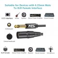 ATC HQ 6.35mm Mono / Canon Male Cable 2m