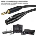 3.5mm 3 poles - XLR female audio cable 2m
