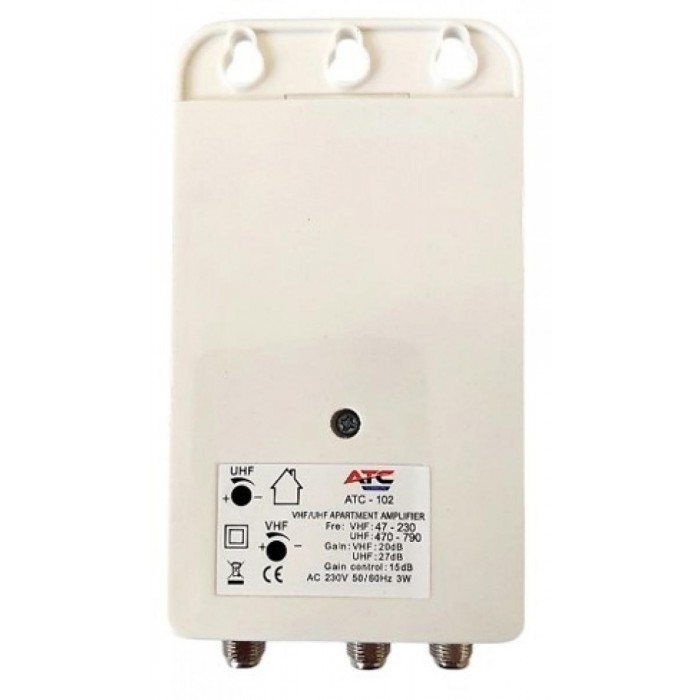 ATC Ενισχυτής Γραμμής ATC-102 27dB 5G LTE700 ATC Ενισχυτής Γραμμής ATC-102 27dB 5G LTE700