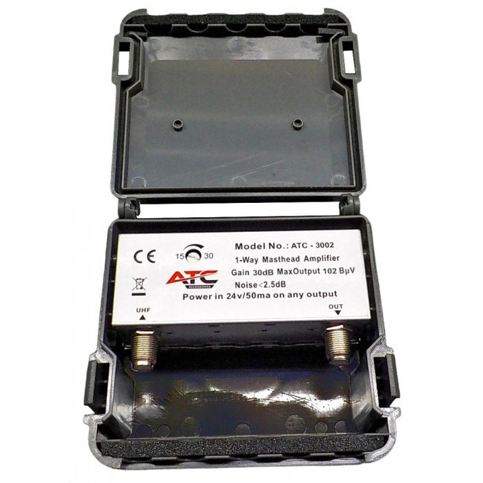 ATC Ενισχυτής Ιστού 30dB ATC-3002 5G LTE700 (24Volt) ATC Ενισχυτής Ιστού 30dB ATC-3002 5G LTE700 (24Volt)