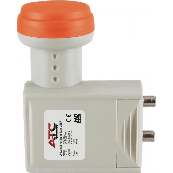 ATC LNB ATC-2332 Διπλό (Twin) ATC LNB ATC-2332 Διπλό (Twin)