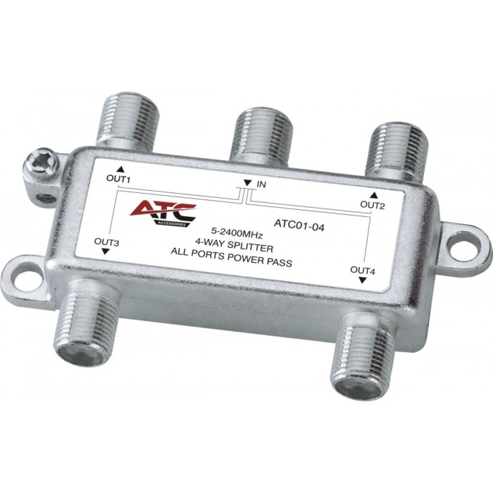 ATC Διακλαδωτής 4 Εξόδων 5-2400Mhz ATC Διακλαδωτής 4 Εξόδων 5-2400Mhz
