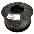 Καλώδιο ATC-721 RG6 100μ PET Μαύρο Καλώδιο ATC-721 RG6 100μ PET Μαύρο