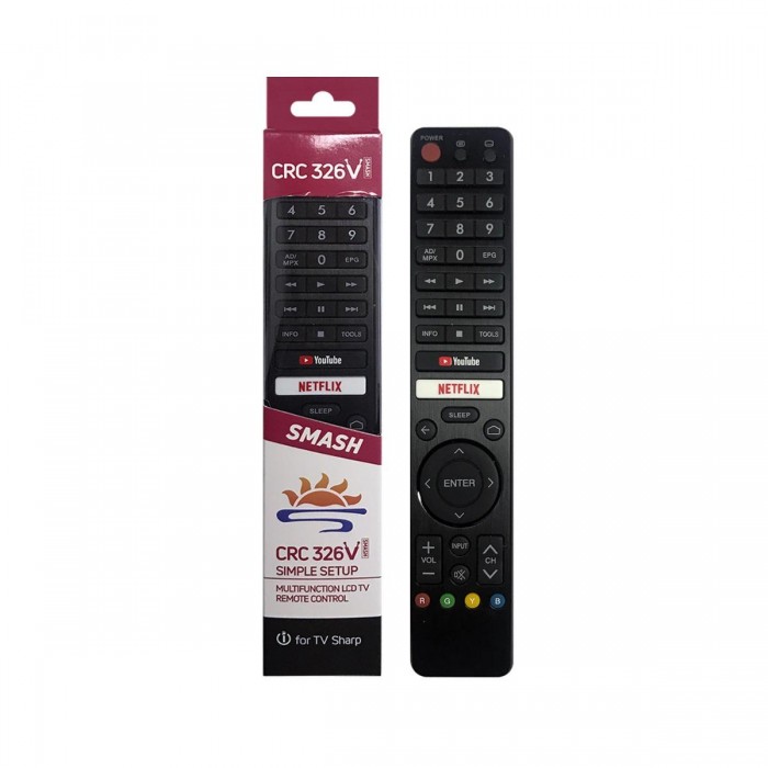 Τηλεχειριστήριο Universal για Sharp CRC326V Τηλεχειριστήριο Universal για Sharp CRC326V