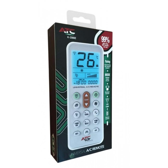 ATC K-2080E AC Universal Τηλεχειριστήριο ATC K-2080E AC Universal Τηλεχειριστήριο