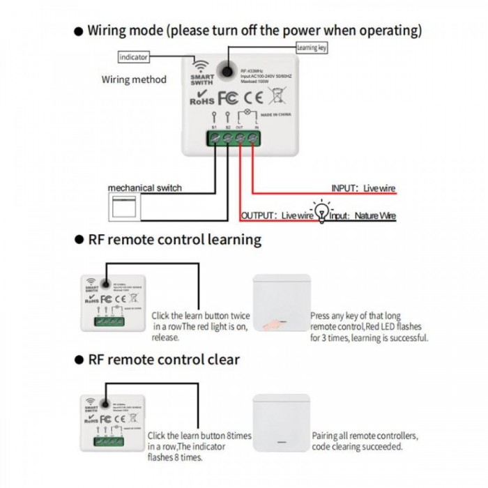 ATC WiFi & RF Breaker AC220V 433mhz ATC WiFi & RF Breaker AC220V 433mhz