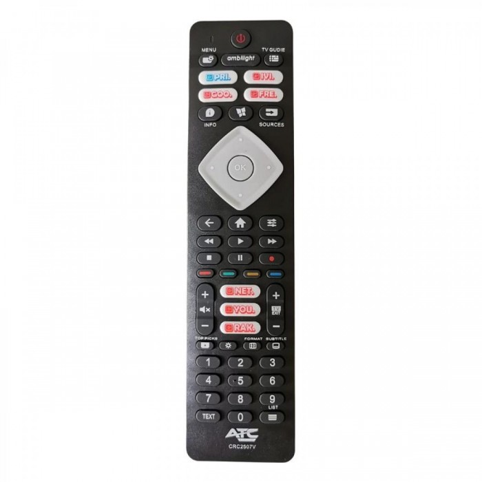 ATC Τηλεχειριστήριο για Philips Smart TVs CRC-2507V SMASH