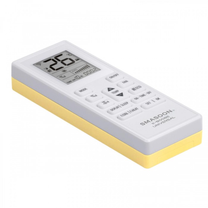 SMASOON K-8008E Universal Τηλεχειριστήριο Κλιματισμού Κίτρινο SMASOON K-8008E Universal Τηλεχειριστήριο Κλιματισμού Κίτρινο