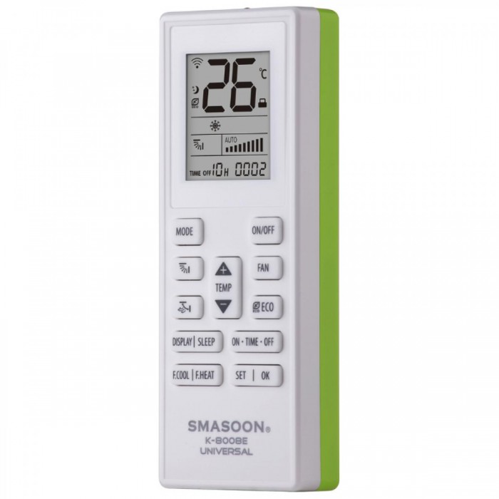SMASOON K-8008E Universal Τηλεχειριστήριο Κλιματισμού Πράσινο