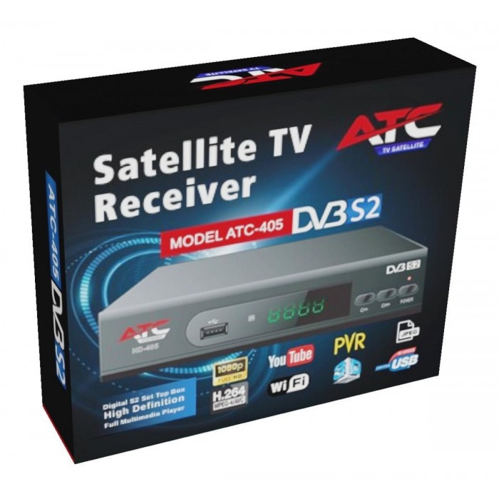 ATC Δορυφορικός Δέκτης ATC HD405 DVBS2
