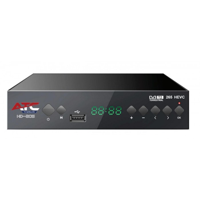 ATC Επίγειος Δέκτης ATC HD-205 T2 H.265