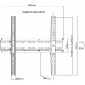 ATC Βάση TV Επιτοίχια ATC-2544 32'' - 65 ATC Βάση TV Επιτοίχια ATC-2544 32'' - 65