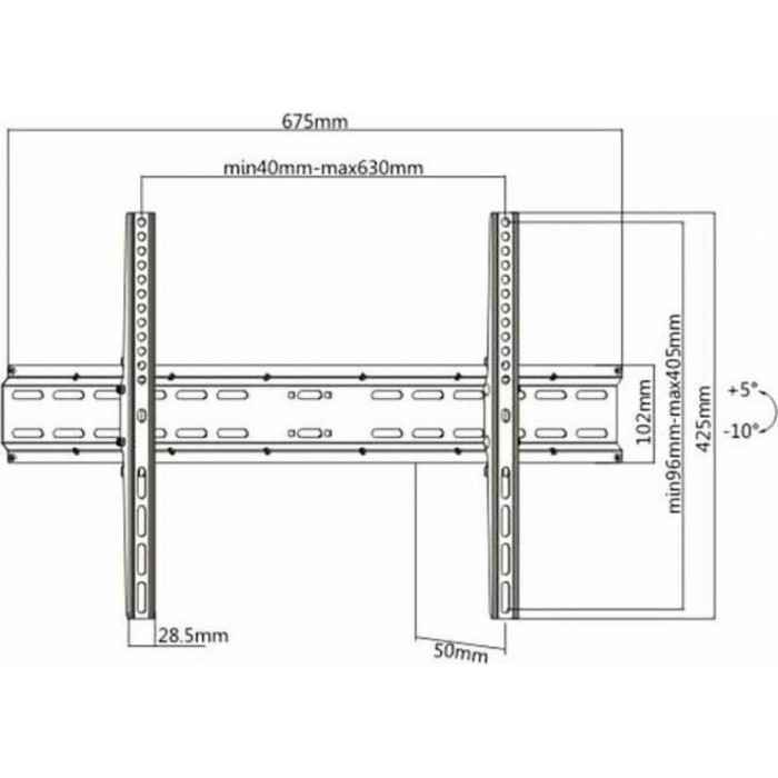 ATC Βάση TV Επιτοίχια ATC-2546 37 ATC Βάση TV Επιτοίχια ATC-2546 37