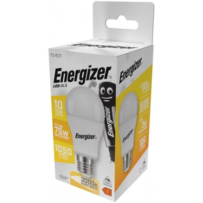 Energizer BEC Κοινή Λάμπα LED 11.1W E27 1060lm 3000K Θερμό Λευκό