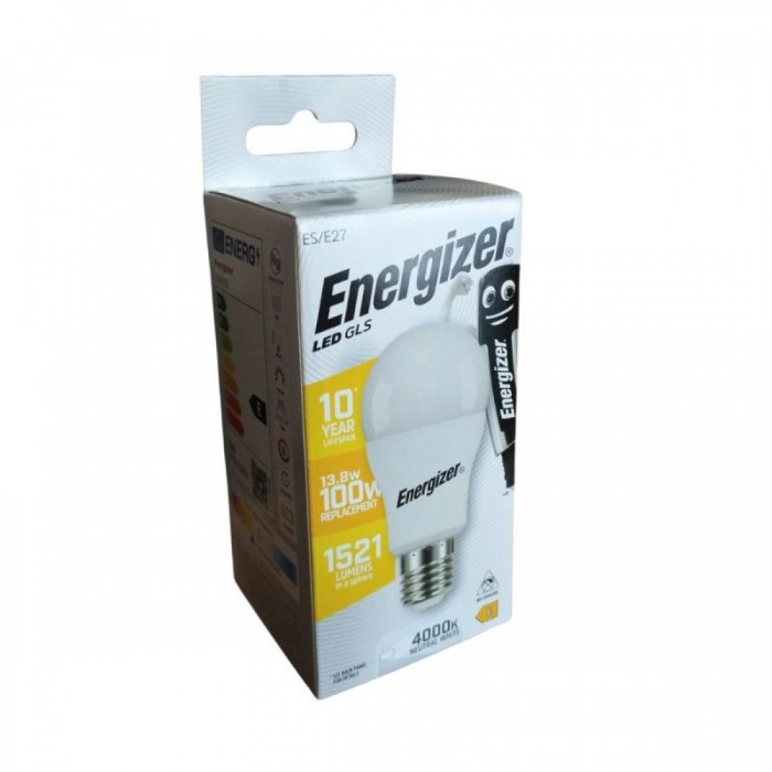 Energizer BEC Κοινή Λάμπα LED 13.8W E27 1521lm 4000k Φυσικό Λευκό Energizer BEC Κοινή Λάμπα LED 13.8W E27 1521lm 4000k Φυσικό Λευκό