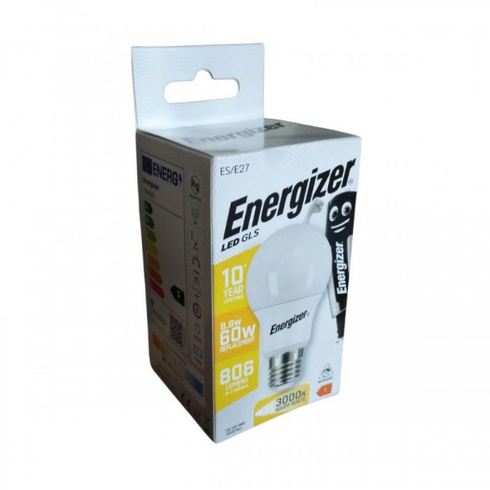 Energizer BEC Κοινή Λάμπα LED 8.8W E27 806lm 3000K Θερμό Λευκό Energizer BEC Κοινή Λάμπα LED 8.8W E27 806lm 3000K Θερμό Λευκό