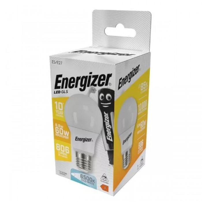 Energizer BEC Κοινή Λάμπα LED 8.8W E27 806lm 6500k Ψυχρό Λευκό Energizer BEC Κοινή Λάμπα LED 8.8W E27 806lm 6500k Ψυχρό Λευκό