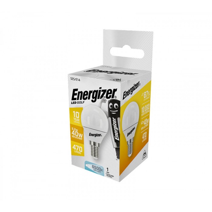 Energizer BEC Mini Σφαιρική Λάμπα LED OPAL 4.9W E14 470lm 6500K