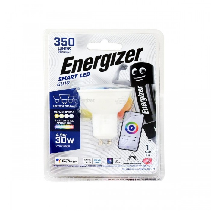 Energizer S18524 Smart Λαμπτήρας LED GU10 5W