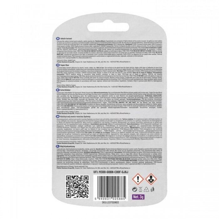 LEEPIT Super Glue Υγρή Κόλλα Universal 3g LEEPIT Super Glue Υγρή Κόλλα Universal 3g