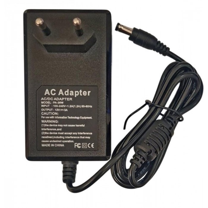 ATC Τροφοδοτικό 36W 12V 3A 5.5 x 2.1mm ATC Τροφοδοτικό 36W 12V 3A 5.5 x 2.1mm