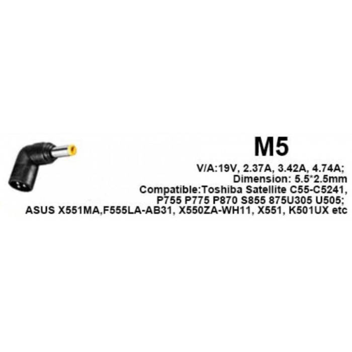 Φίς Laptop M5 Φίς Laptop M5