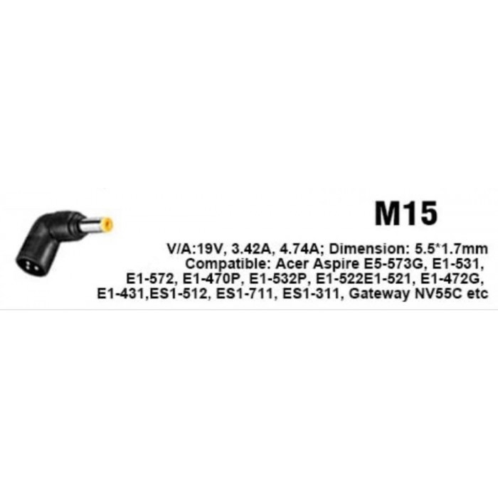 Φίς Laptop M15 Φίς Laptop M15