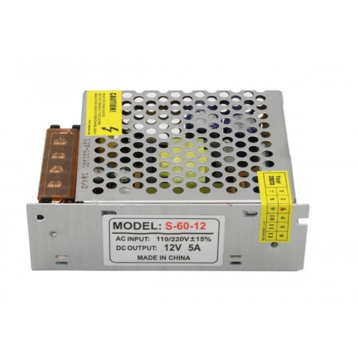 Τροφοδοτικό Switching 60W 12V 5A