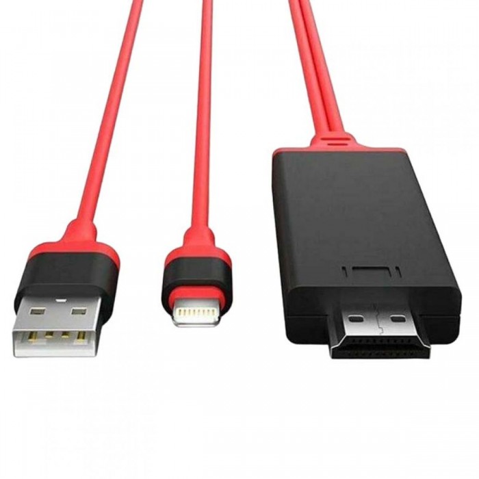 ATC Adapter Lightning to HDMI M/M Red ATC Adapter Lightning to HDMI M/M Red