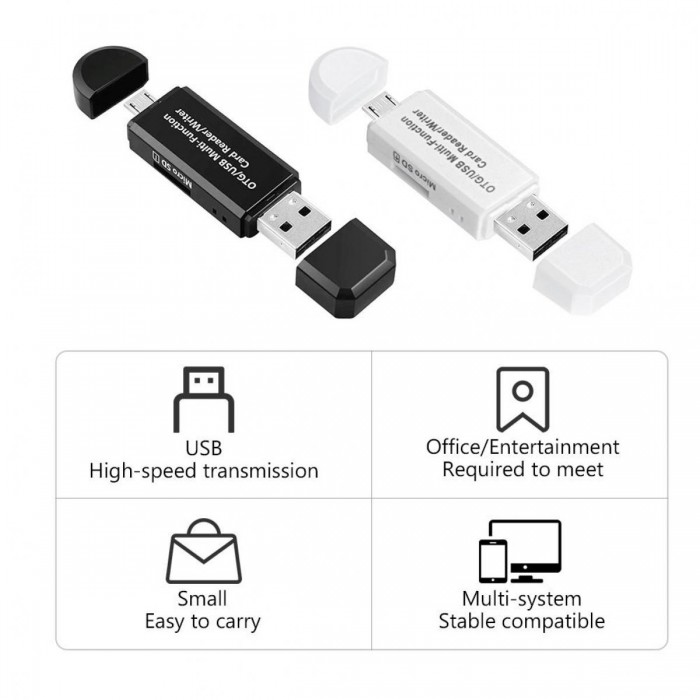 Μετατροπέας USB 2in1 Micro Card Reader Μετατροπέας USB 2in1 Micro Card Reader
