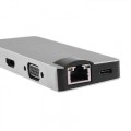 Μετατροπέας 8in1 USB C hub RJ45 HDMI USBx2 VGA SD TF USB3.0x2 Μετατροπέας 8in1 USB C hub RJ45 HDMI USBx2 VGA SD TF USB3.0x2