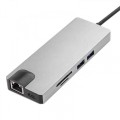 Μετατροπέας 8in1 USB C hub RJ45 HDMI USBx2 VGA SD TF USB3.0x2 Μετατροπέας 8in1 USB C hub RJ45 HDMI USBx2 VGA SD TF USB3.0x2