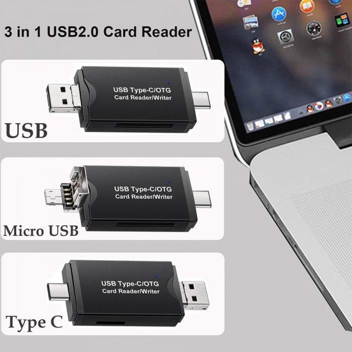 4in1 card reader Micro+2.0 A+Type C+Lightning 4in1 card reader Micro+2.0 A+Type C+Lightning