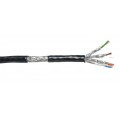 ATC-107 Στροφείο SFTP CAT7 CCA PVC Πορτοκαλί 100m