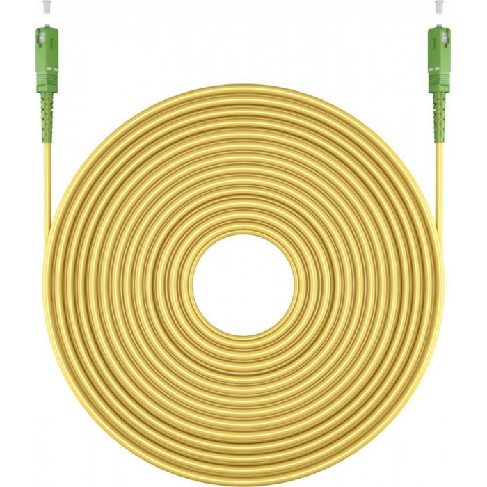 Goobay Καλώδιο Οπτικής Ίνας FTTH Μονής Λειτουργίας OS2 Κίτρινο 0.5μ
