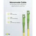 Goobay Καλώδιο Οπτικής FTTH Ίνας Μονής Λειτουργίας OS2 Κίτρινο 2μ Goobay Καλώδιο Οπτικής FTTH Ίνας Μονής Λειτουργίας OS2 Κίτρινο 2μ