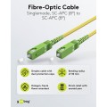 Goobay Καλώδιο Οπτικής Ίνας FTTH Μονής Λειτουργίας OS2 Κίτρινο 3μ Goobay Καλώδιο Οπτικής Ίνας FTTH Μονής Λειτουργίας OS2 Κίτρινο 3μ