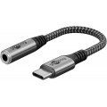 Goobay Καλώδιο Αντάπτορας USB-C σε 3.5mm AUX 0.15m Goobay Καλώδιο Αντάπτορας USB-C σε 3.5mm AUX 0.15m