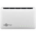 Goobay Gigabit Ethernet Switch 5 Θυρών 64563 Λευκό Goobay Gigabit Ethernet Switch 5 Θυρών 64563 Λευκό