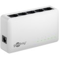 Goobay Gigabit Ethernet Switch 5 Θυρών 64563 Λευκό Goobay Gigabit Ethernet Switch 5 Θυρών 64563 Λευκό