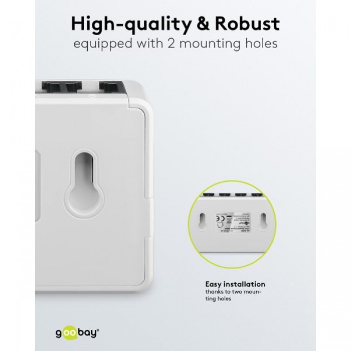Goobay Gigabit Ethernet Switch 5 Θυρών 64563 Λευκό Goobay Gigabit Ethernet Switch 5 Θυρών 64563 Λευκό